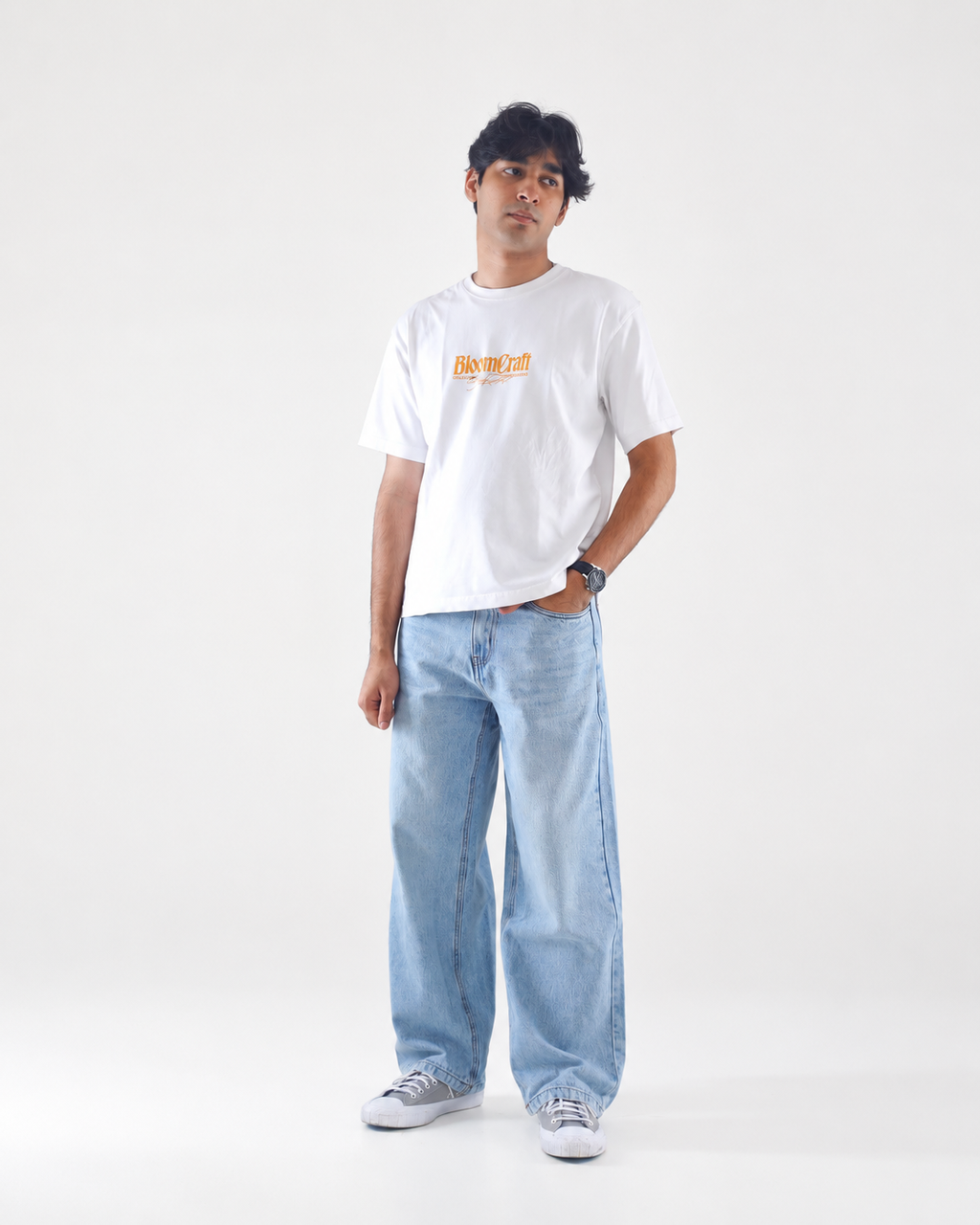 Mercer Ice Baggy Jeans