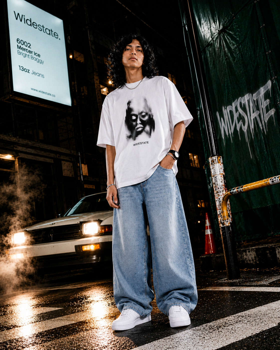 Mercer Ice Baggy Jeans
