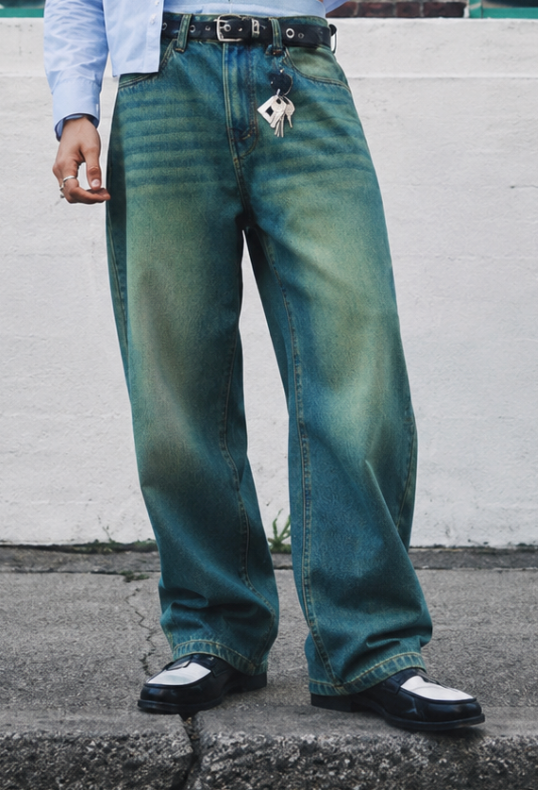 Acid Current Baggy Jeans